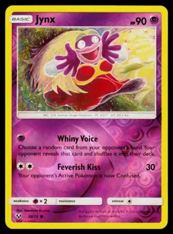 Jynx - Reverse Holo 38/73 Common Pokemon Shining Legends NM - Image 1