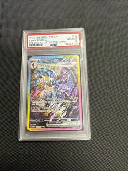 PSA 10 GEM MINT Ceruledge EX Prismatic Evolutions SIR 2025 Holo Pokemon 147/131 - Image 3