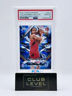 2025 Topps Chrome Sapphire Collin Murray-Boyles Sapphire Selections #SS-9 PSA 10 - Image 1