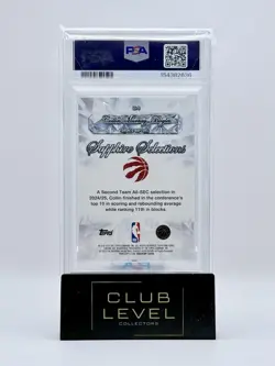 2025 Topps Chrome Sapphire Collin Murray-Boyles Sapphire Selections #SS-9 PSA 10 - Image 2