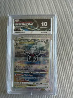 Darkrai VSTAR GG50/GG70 Crown Zenith Pokemon TCG - ACE 10 Gem Mint - Image 1