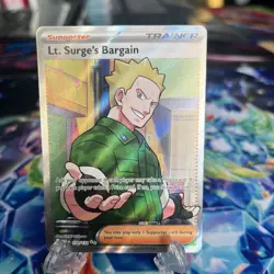 Pokemon Lt. Surge’s Bargain 170/132 Mega Evolution Excellent Condition. - Image 1