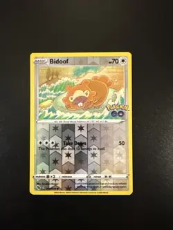 Pokemon TCG Bidoof Ditto Pokemon Go 059/078 - Image 1