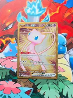 Pokemon card Mew Ex 205/165 metal - Image 1