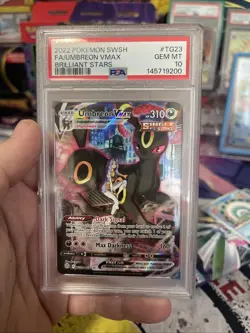 Pokemon Umbreon VMAX TCG TG23/TG30 Trainer Gallery Brilliant Stars PSA 10 - Image 2