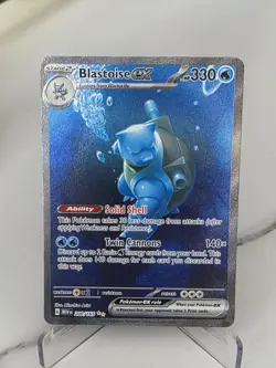 Pokemon TCG Blastoise ex-151 200/165 Holo Special Illustration Rare - Image 1
