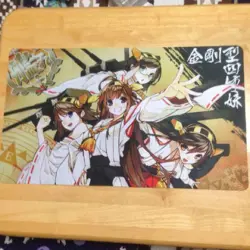 Kancolle Playmat Kongou Sisters Trading Card Sleeves Individual Card - Image 1