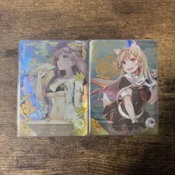 Kantai Collection Yuudachi Sancrea Rare Trading Card with Initial - Image 1