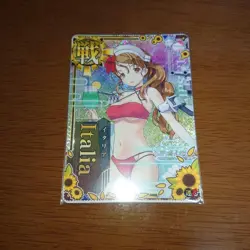 Kancolle Trading Card Italia Swimsuit Mode Playable - Image 1