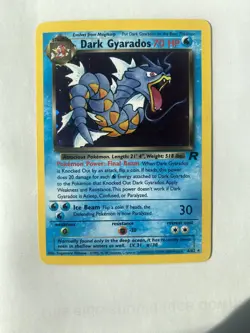 Dark Gyarados 8/82 Team Rocket Holo Rare WOTC Pokemon Card TCG - Image 1