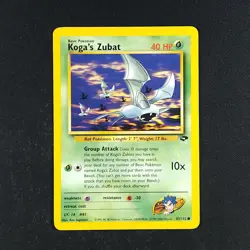 Koga's Zubat 83/132 - Gym Challenge - Pokemon Card - Image 3