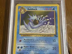 🔥PENNY BID🔥 1999 Golduck - Fossil - 35/62 PSA 5 Uncommon Graded Card - Image 4