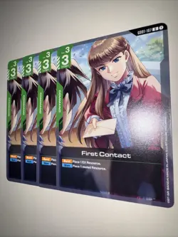 GD01-107 First Contact X4 Playset Gundam TCG CCG English Card Game - Image 3