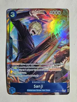 One Piece Card Game TCG Sanji OP15-047 Alt Art M/NM Condition - Image 1