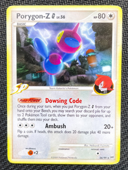 POKEMON • Porygon-Z Lv.56 RARE CARD • ARCEUS 26/99 NM - Image 1