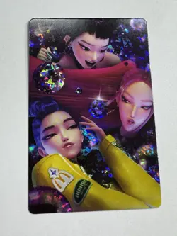 McDonald's Kpop Demon Hunters Huntrix Group Photo Holo Rare Card - Image 1