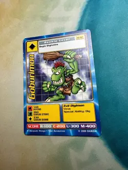 St-67 Goburimon Digimon Swedish Promo Card TCG Rare Digi-Battle Bandai LP - Image 3
