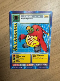 St-68 Muchomon Digimon Swedish Promo Card TCG Rare Digi-Battle Bandai PL - Image 3