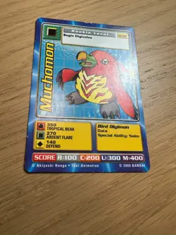 St-68 Muchomon Digimon Swedish Promo Card TCG Rare Digi-Battle Bandai PL - Image 4