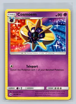 Cosmoem #65/149 SM Base Set Rare - Pokemon Card D12 - Image 1