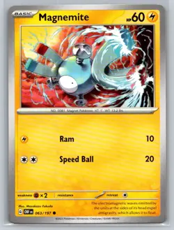 Magnemite #063/197 SV03: Obsidian Flames Common - Pokemon Cards E49 - Image 1