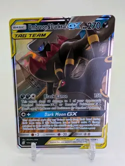 Unplayed Umbreon & Darkrai GX 125/236 Sm-Unified Minds Holo Rare Pokemon Card - Image 1