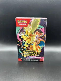 Mega Evolution Ascended Heroes Pokemon TCG Booster Bundle 6 Packs 60 Cards - Image 1