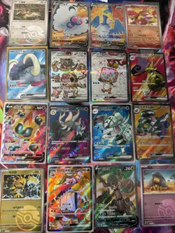 Pokemon 16 Card Lot nm V Max Mega SR Amazing Ex HOLO Rare Hits Only F24 - Image 1