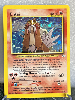 Entei 6/64 Neo Revelation Holo Rare Unlimited LP Vintage TCG Card WOTC - Image 1