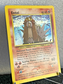 Entei 6/64 Neo Revelation Holo Rare Unlimited LP Vintage TCG Card WOTC - Image 2