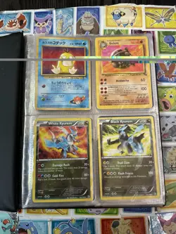 POKEMON CARD LOT 1,220 CARDS TWO BINDERS ONE MEW COIN (READ DESCRIPTION) - Image 2
