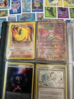 POKEMON CARD LOT 1,220 CARDS TWO BINDERS ONE MEW COIN (READ DESCRIPTION) - Image 3