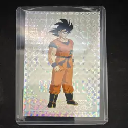 Dragon Ball Z Goku Silver Prizm G1 Card - Image 1