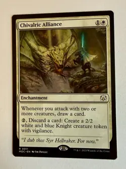 Chivalric Alliance #11 (NM) March of the Machine MOC Magic MTG - Image 1
