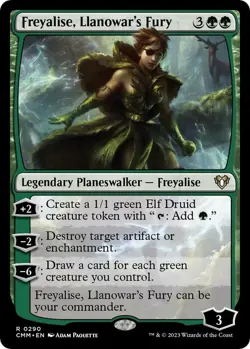 Freyalise, Llanowar's Fury (LP) Commander Masters MTG Magic The Gathering - Image 1