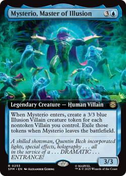 Mysterio, Master of Illusion (REGULAR) x1 - MTG Marvel's Spider-Man SPM #253 - Image 1