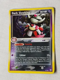 NM Dark Slowking - Holo SWIRL #9 Team Rocket Returns Pokemon TCG - Image 3