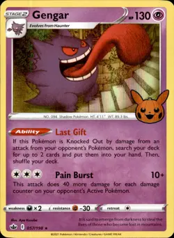 Gengar 057/198 Holo - Pokemon Trick or Trade - NM - Image 1