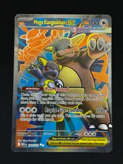 Pokemon Mega Kangaskhan ex 164/132 Me01: Mega Evolution Holo (NM) - Image 1