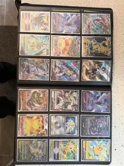 Huge Pokemon Binder Lot Fresh Pulled Pack Fresh NM V VMAX EX GX Full Art Rare - Image 2