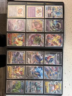 Huge Pokemon Binder Lot Fresh Pulled Pack Fresh NM V VMAX EX GX Full Art Rare - Image 3