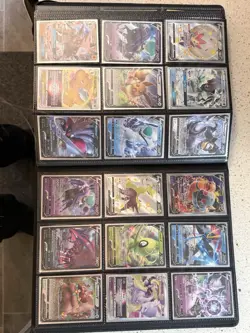 Huge Pokemon Binder Lot Fresh Pulled Pack Fresh NM V VMAX EX GX Full Art Rare - Image 5