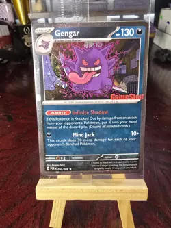 Pokemon Gengar Promo Halo GameStop Exclusive Sealed w/ Triple SWIRL 🌀🌀🌀 - Image 1