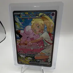 Pokemon TCG Lillie's Clefairy ex Sv09: Journey Together 184/159 SIR Holo HP 190 - Image 1