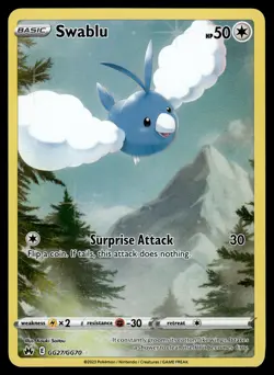 Swablu GG27/GG70 Crown Zenith: Galarian Gallery Pokemon - Image 1