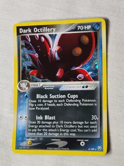 NM Dark Octillery - Holo SWIRL #8 Team Rocket Returns Pokemon TCG - Image 3