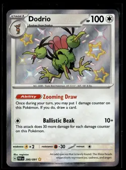 Pokemon TCG SV: Paldean Fates #200/091 Dodrio - Image 1
