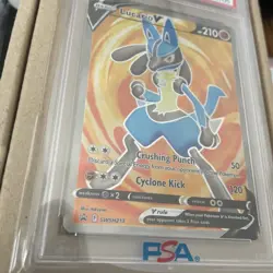 Pokemon Lucario V SWSH 213 Sword & Shield Full Art Promo Holo PSA 10 - Image 5