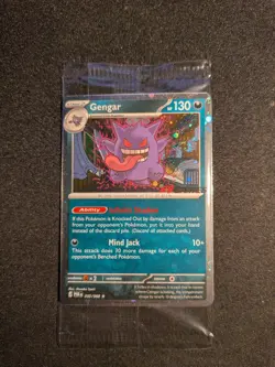 Double Swirl Pokemon TCG Gengar 050/088 Eb Games Perfect Order Promo - Image 1