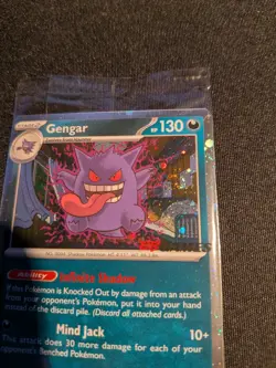 Double Swirl Pokemon TCG Gengar 050/088 Eb Games Perfect Order Promo - Image 3